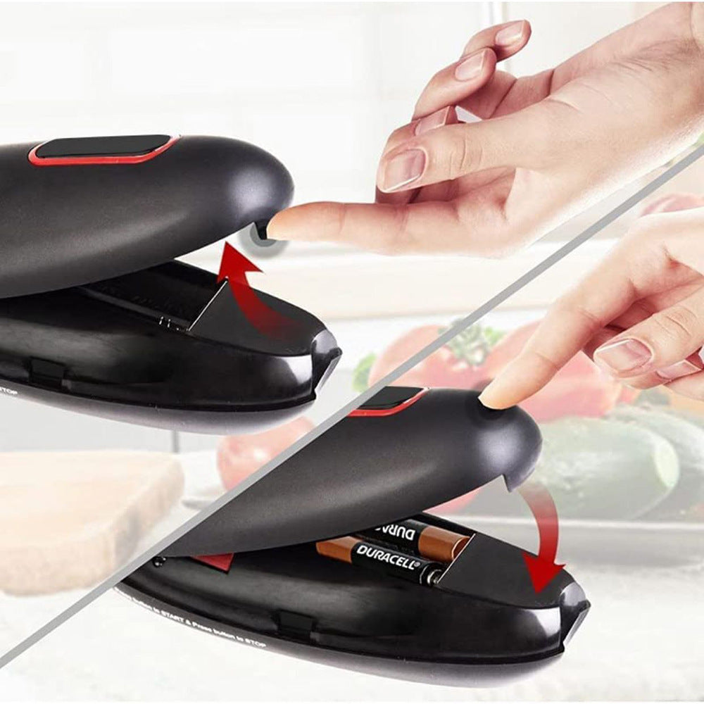 Electric Can Opener Automatic Jar Bottle Can Machine One Touch Portable Kitchen Hand Free Opening Opener Tool Gadgets 🇨🇳