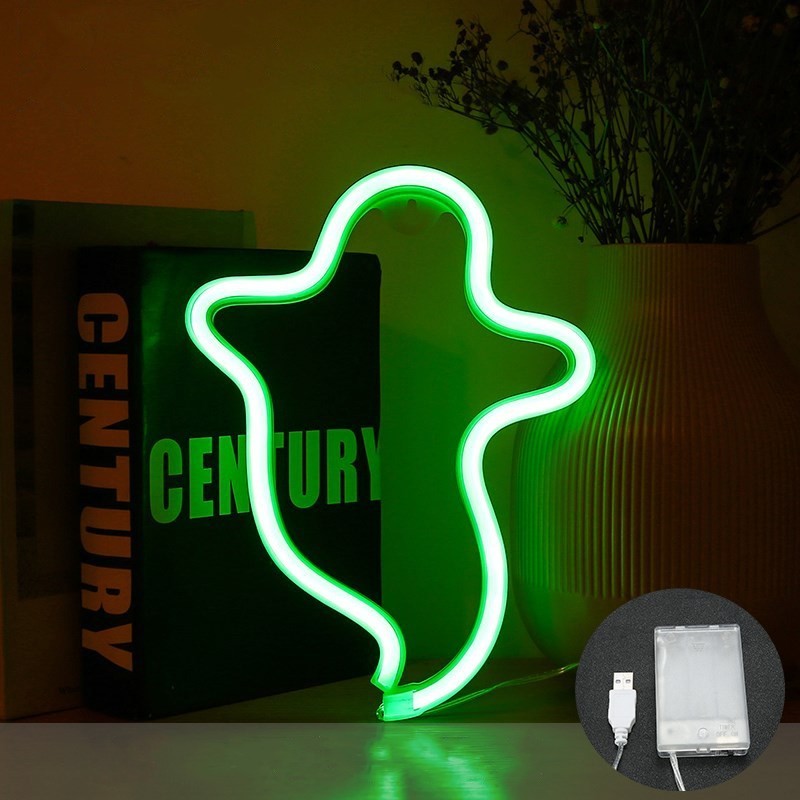 Halloween Ghost Neon Home Creative Modeling Lamp 🇨🇳