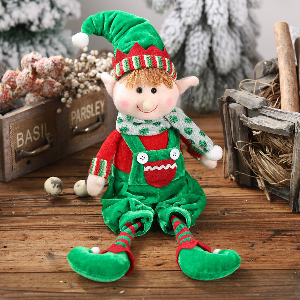 Christmas Hanging Legs Sitting Doll Ornaments 🇨🇳