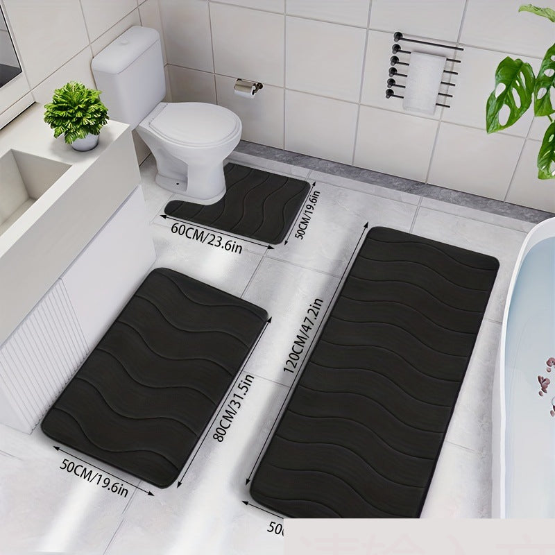 Bathroom Non-slip Mat Foot Mats Absorbent Floor Mat 🇨🇳