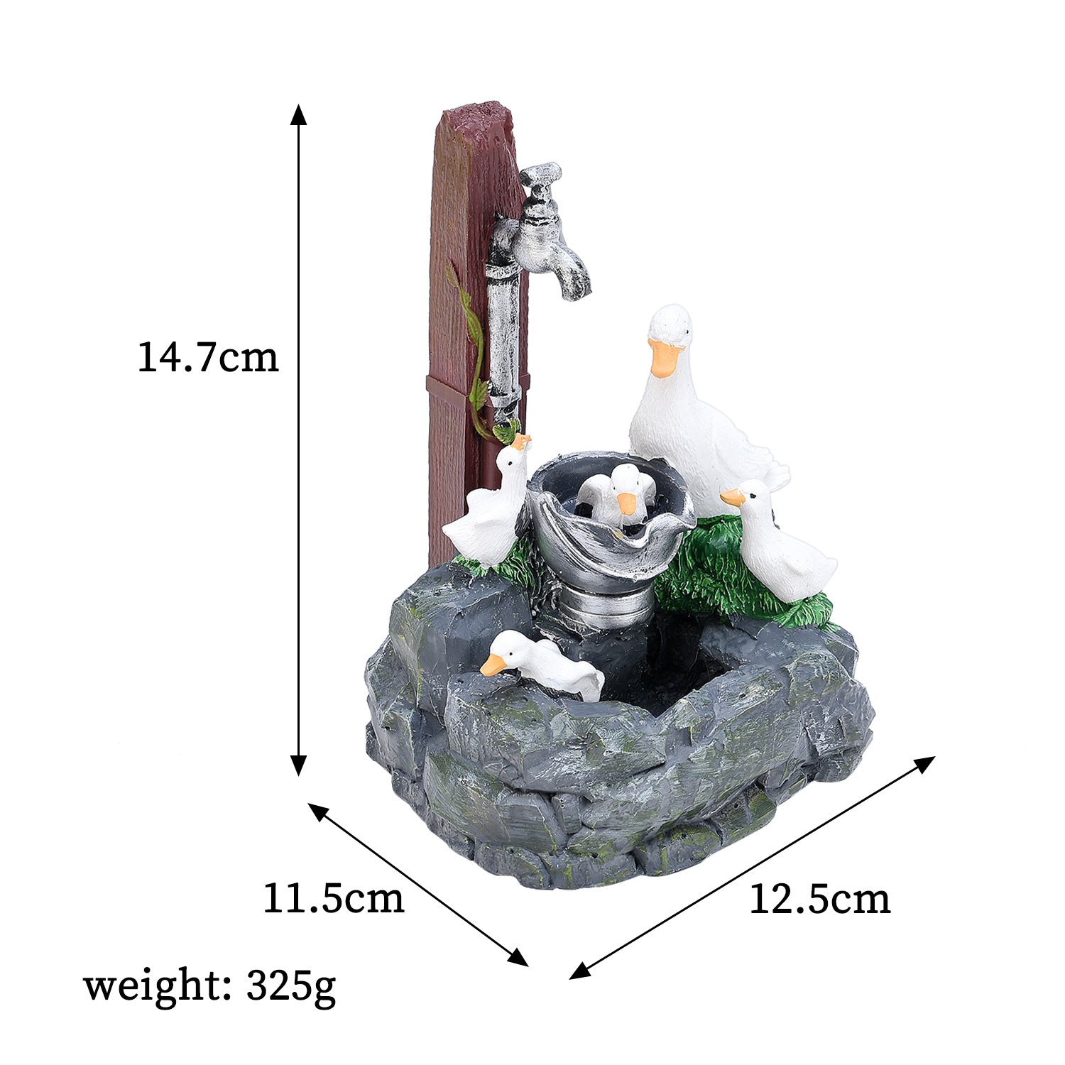 Resin Crafts With Lights Garden Decoration Statue 🇨🇳
