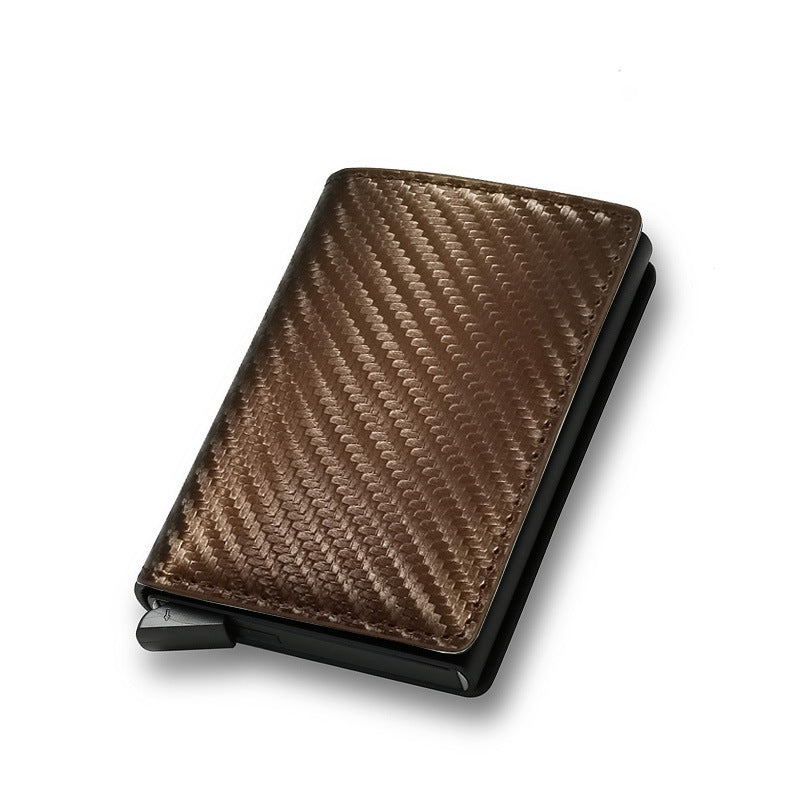 RFID Carbon Fiber Men's Wallet Aluminum Alloy 🇨🇳