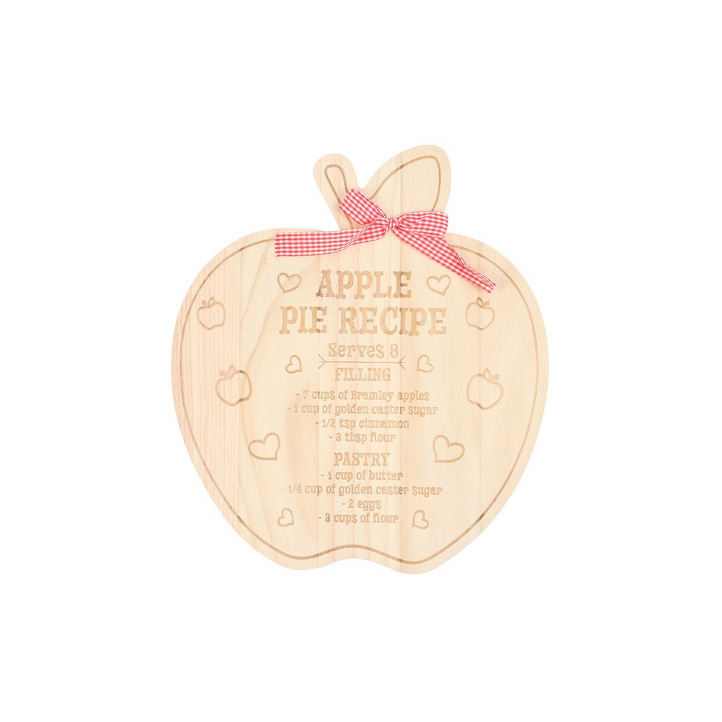 Apple Pie Recipe Serving Board 🇬🇧