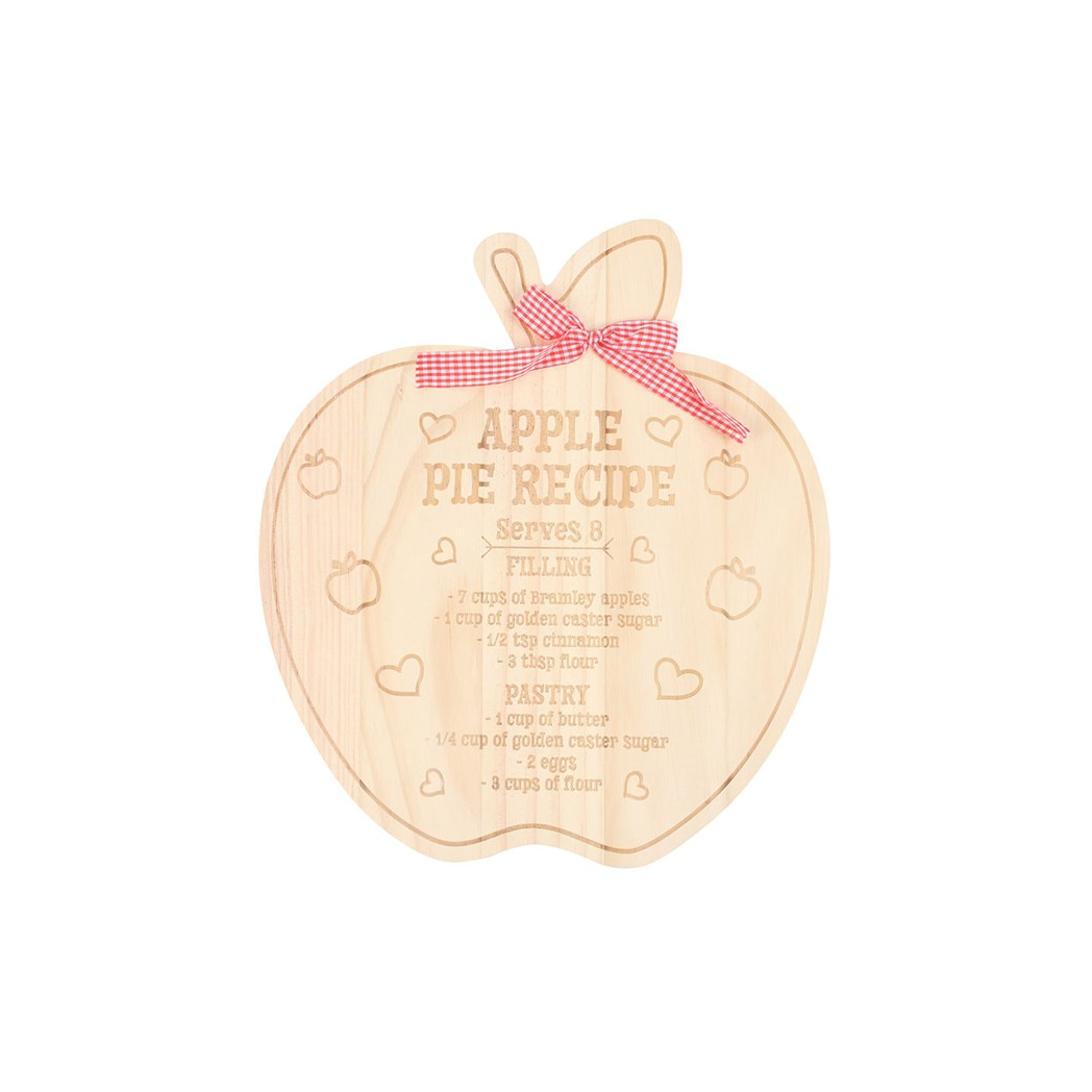 Apple Pie Recipe Serving Board 🇬🇧