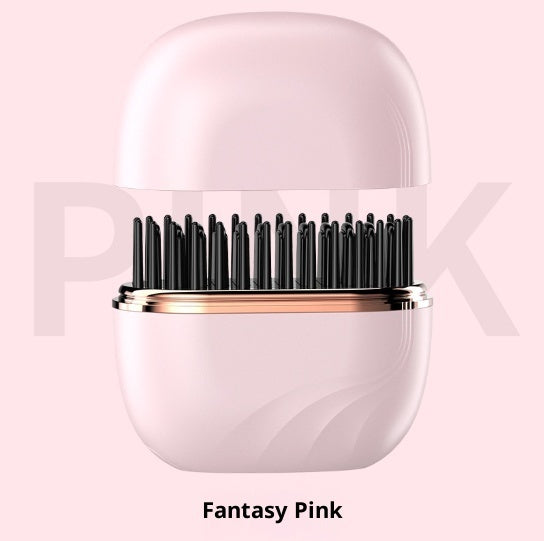 Mini Hair Straightening Comb Wireless Charging Portable Multifunctional Hair Styling Comb Straightener 🇨🇳