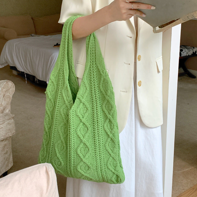 Crochet Bag Large Capacity Shopping Tote Bags 🇨🇳