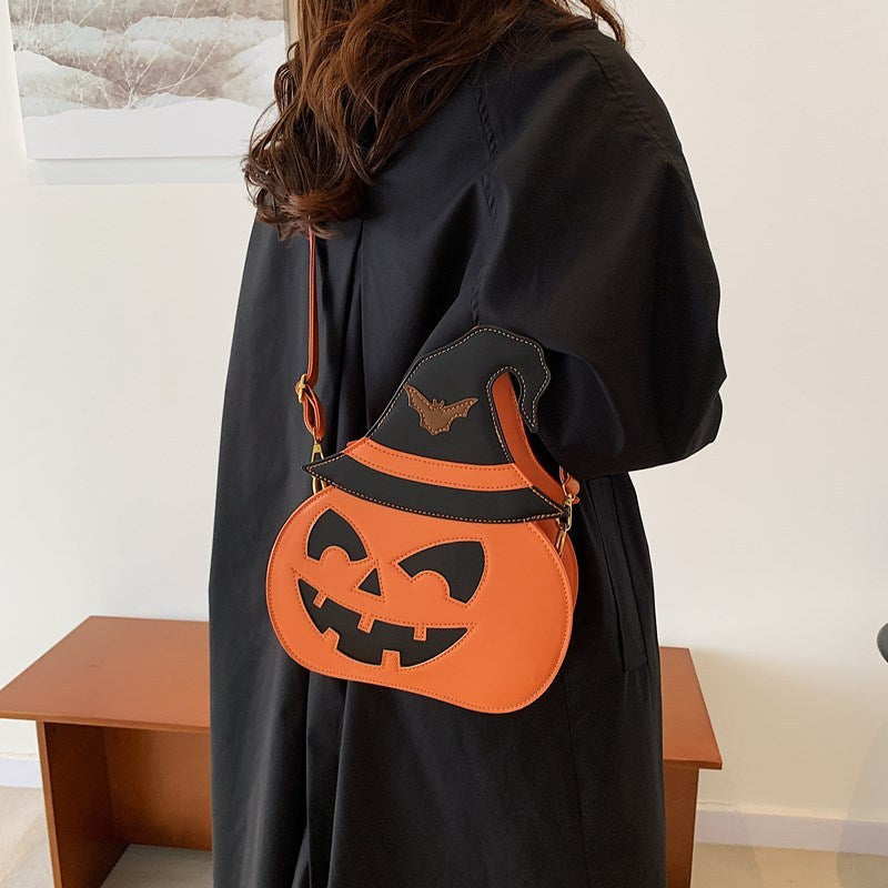 Shoulder Messenger Bag Female Halloween Pumpkin Bag 🇨🇳