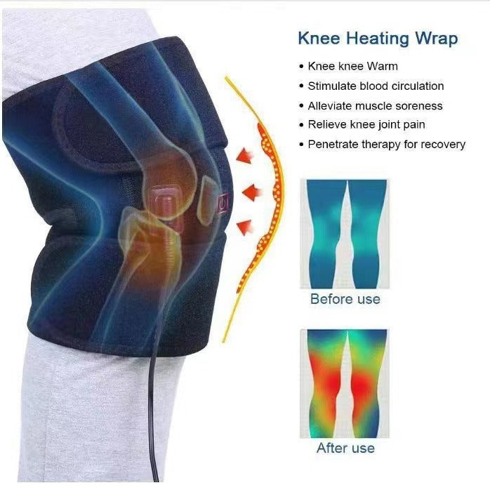 Electric Heating Kneecap Cover Tape Hot Compress Massage Instrument 🇨🇳