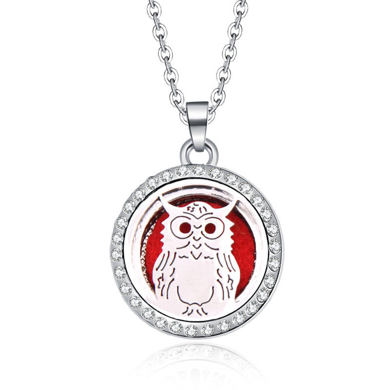 Women's Aromatherapy Oil Round Necklace 🇨🇳