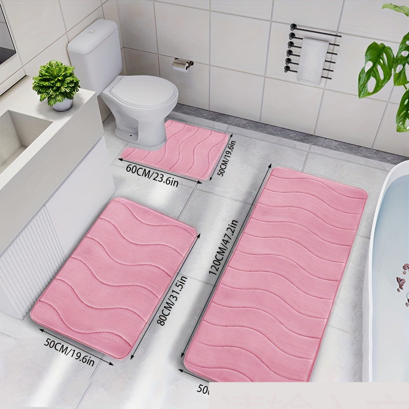Bathroom Non-slip Mat Foot Mats Absorbent Floor Mat 🇨🇳