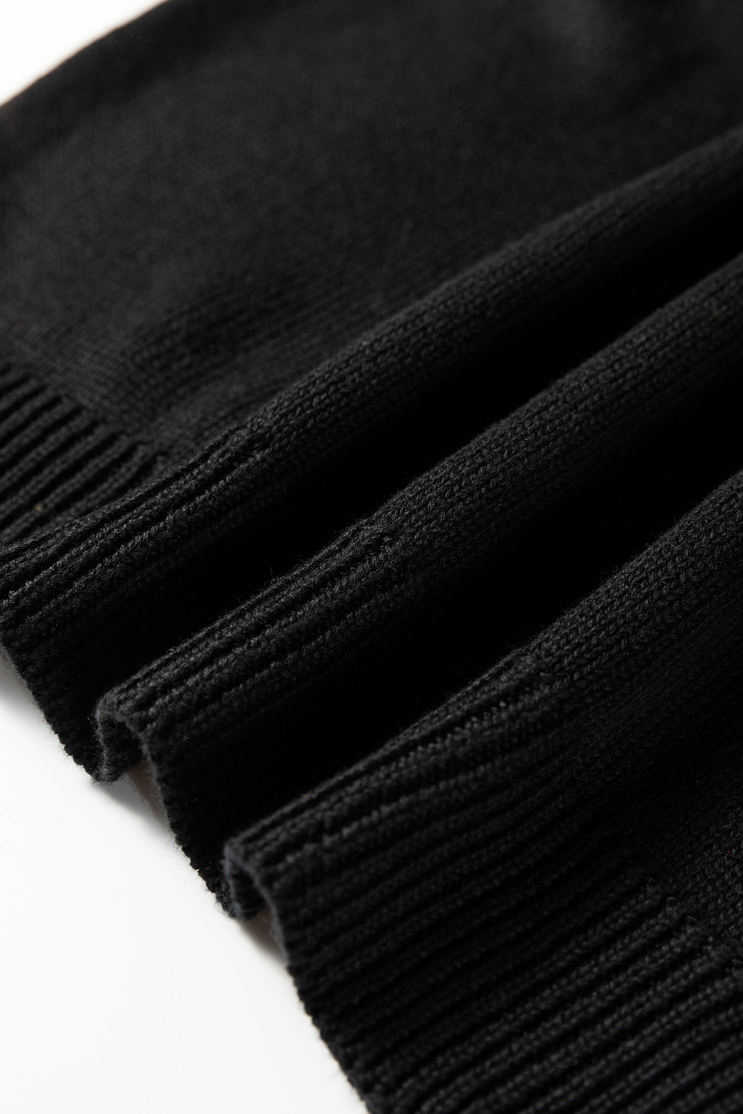 Black Merry Colorful Dot Detail Christmas Drop Shoulder Sweater 🇺🇸