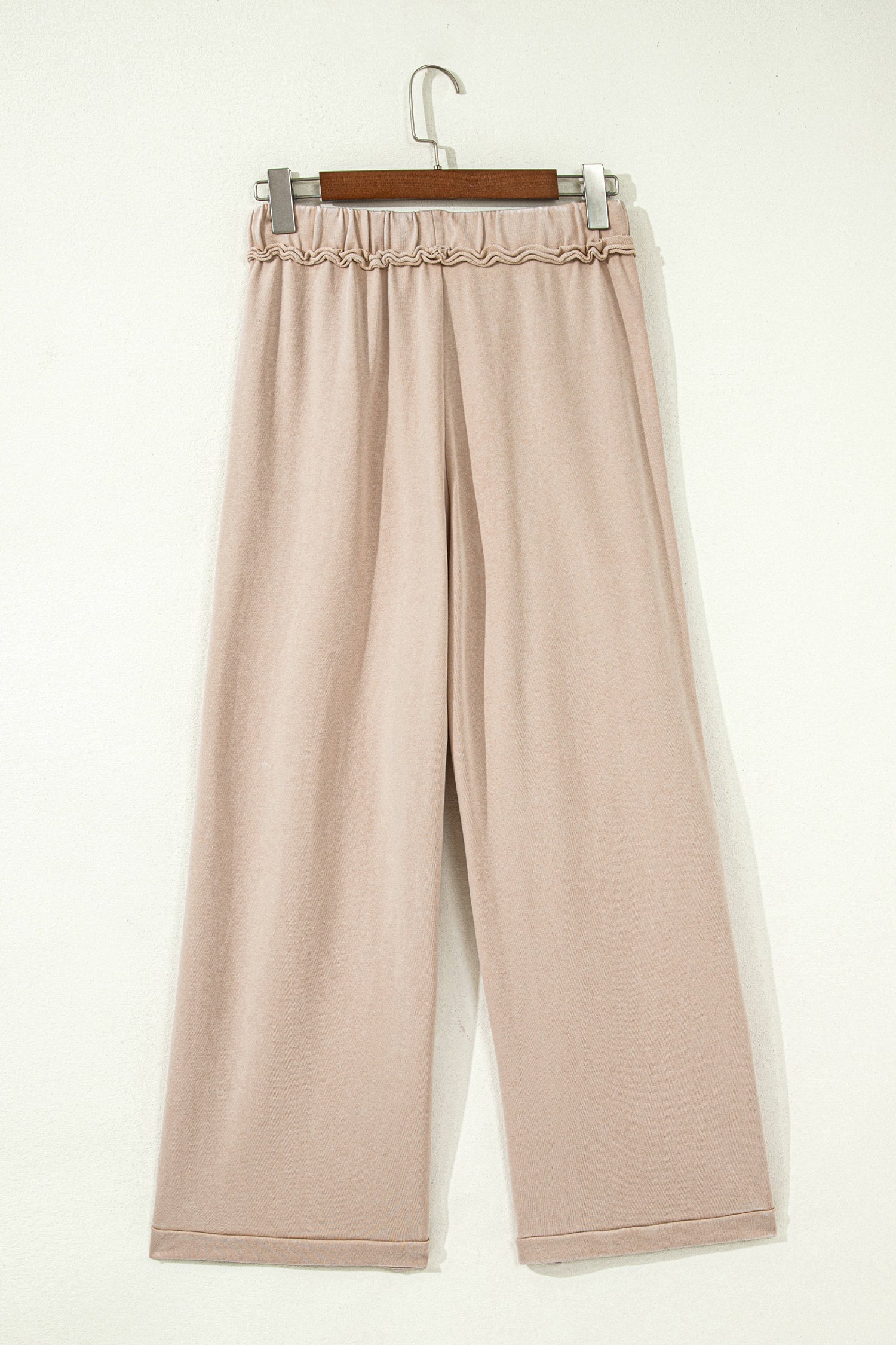 Smoke Gray Mineral Wash Drawstring Retro High Waist Wide Leg Western Pants 🇺🇸