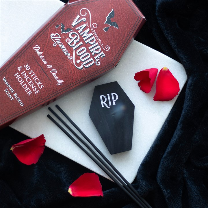 Vampire Blood Incense Sticks and Coffin Holder 🇬🇧