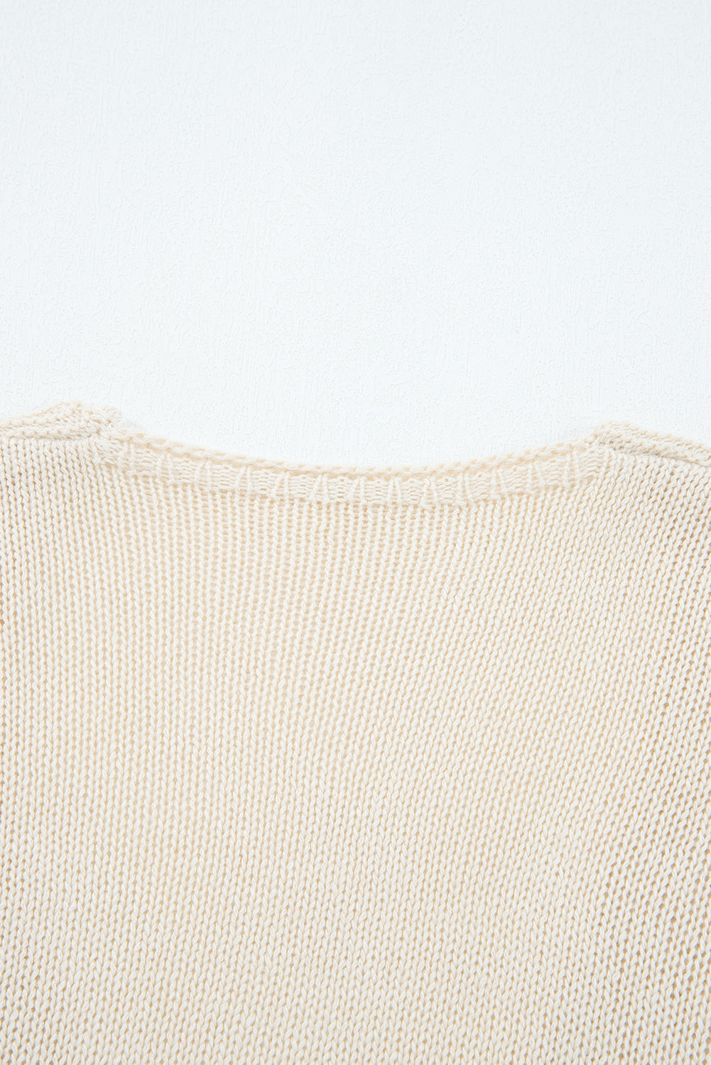Smoke Gray Solid Color Hollowed Knit Open Front Cardigan Sweater 🇺🇸