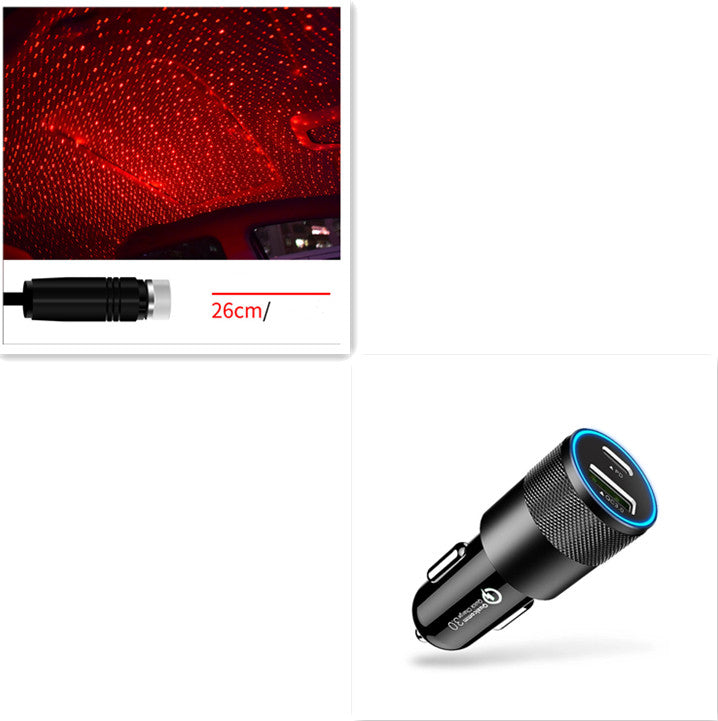 Star Light Projector Party Lights USB LED Light Interior Lighting LED Interior Car Lights Starry Sky Galaxy Night Lights 🇨🇳