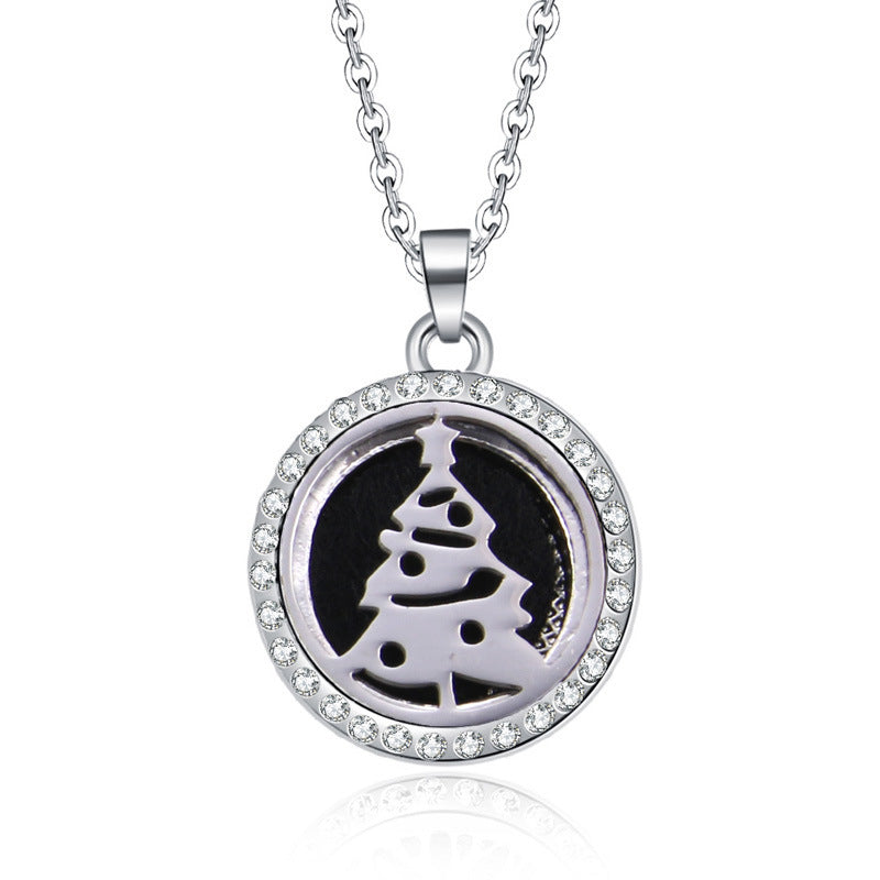 Women's Aromatherapy Oil Round Necklace 🇨🇳