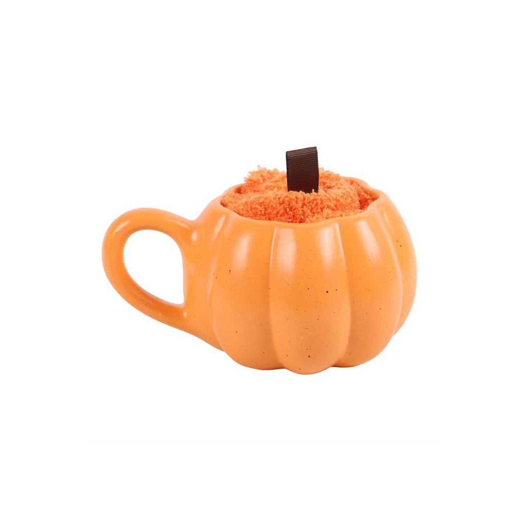 Pumpkin Shaped Mug and Socks Set 🇬🇧