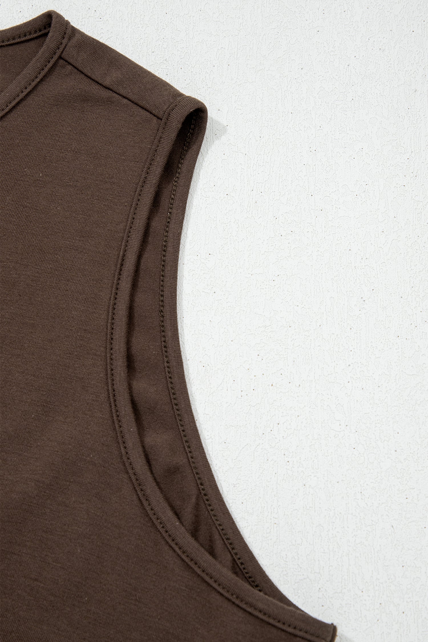 Coffee Plus Size Solid Color Bow Tie Peplum Tank Top 🇺🇸