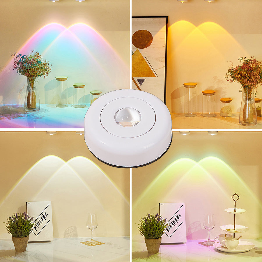 Led Lights Wireless Closet Kitchen Lights Under Furniture Battery Powered Sunset Nightlight Wall Lamp Bedroom Decoration Cabinet 🇨🇳
