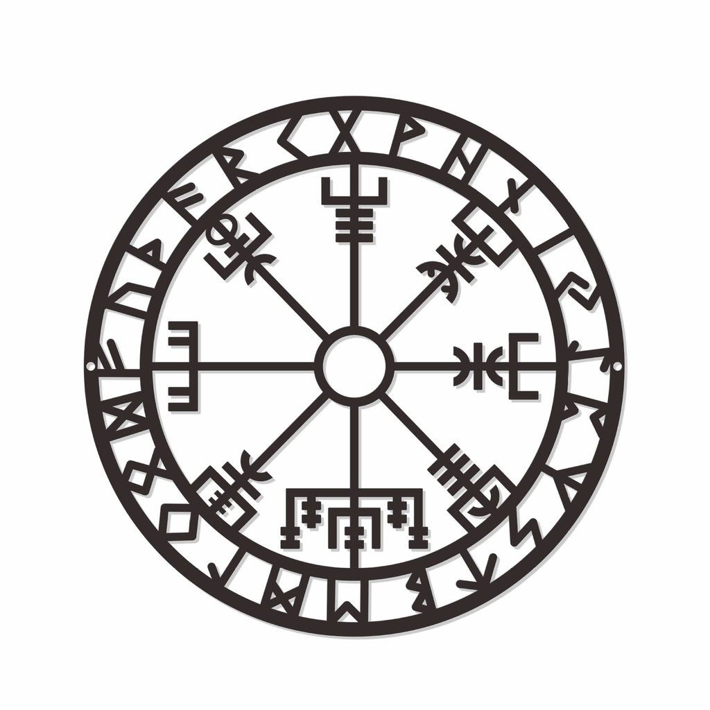 Metal Viking Compass Art Wall Home Decorations 🇨🇳