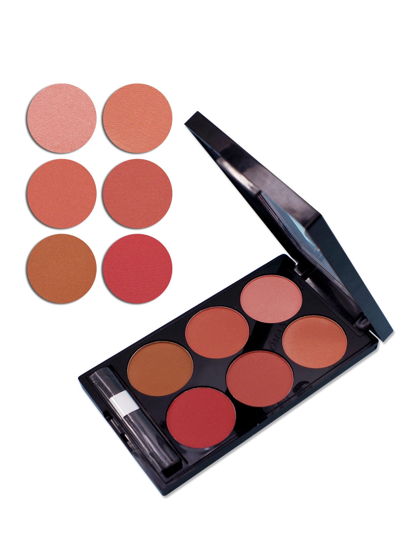 Make-up Multi-color Boutique Domestic Product Six-color Blush Repair Makeup 🇨🇳