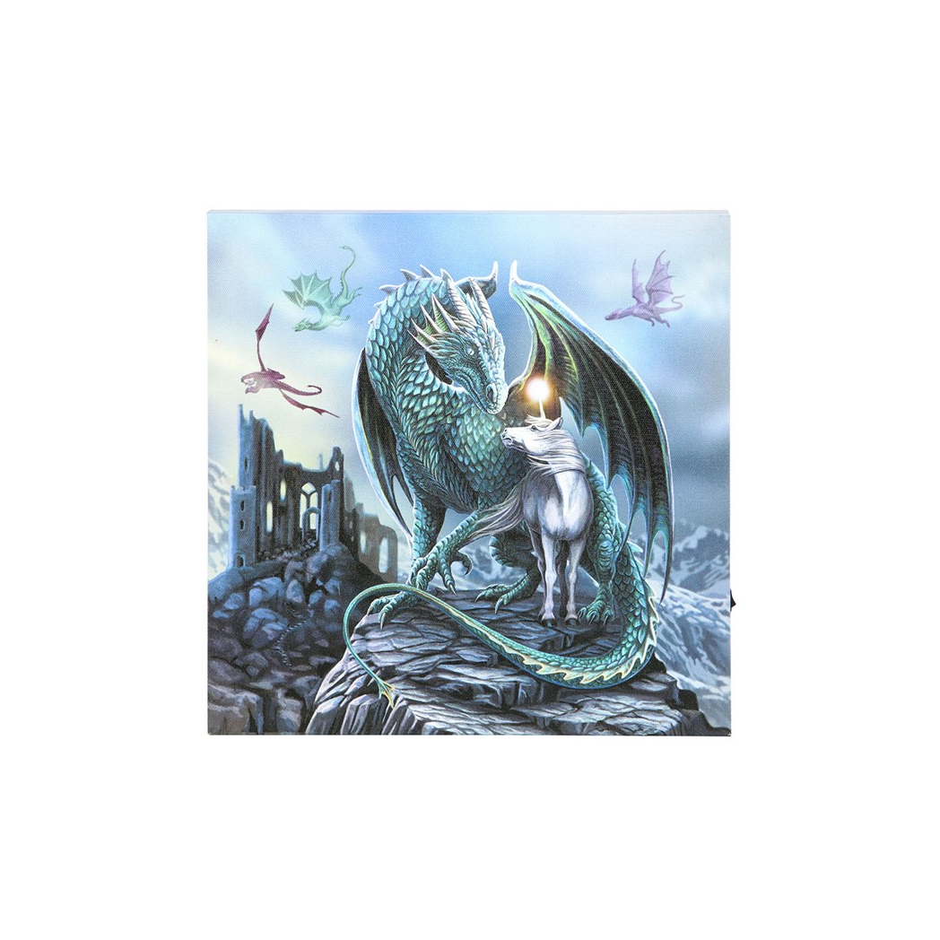 Protector of Magick Light Up LED Canvas Plaque by Lisa Parker 🇬🇧