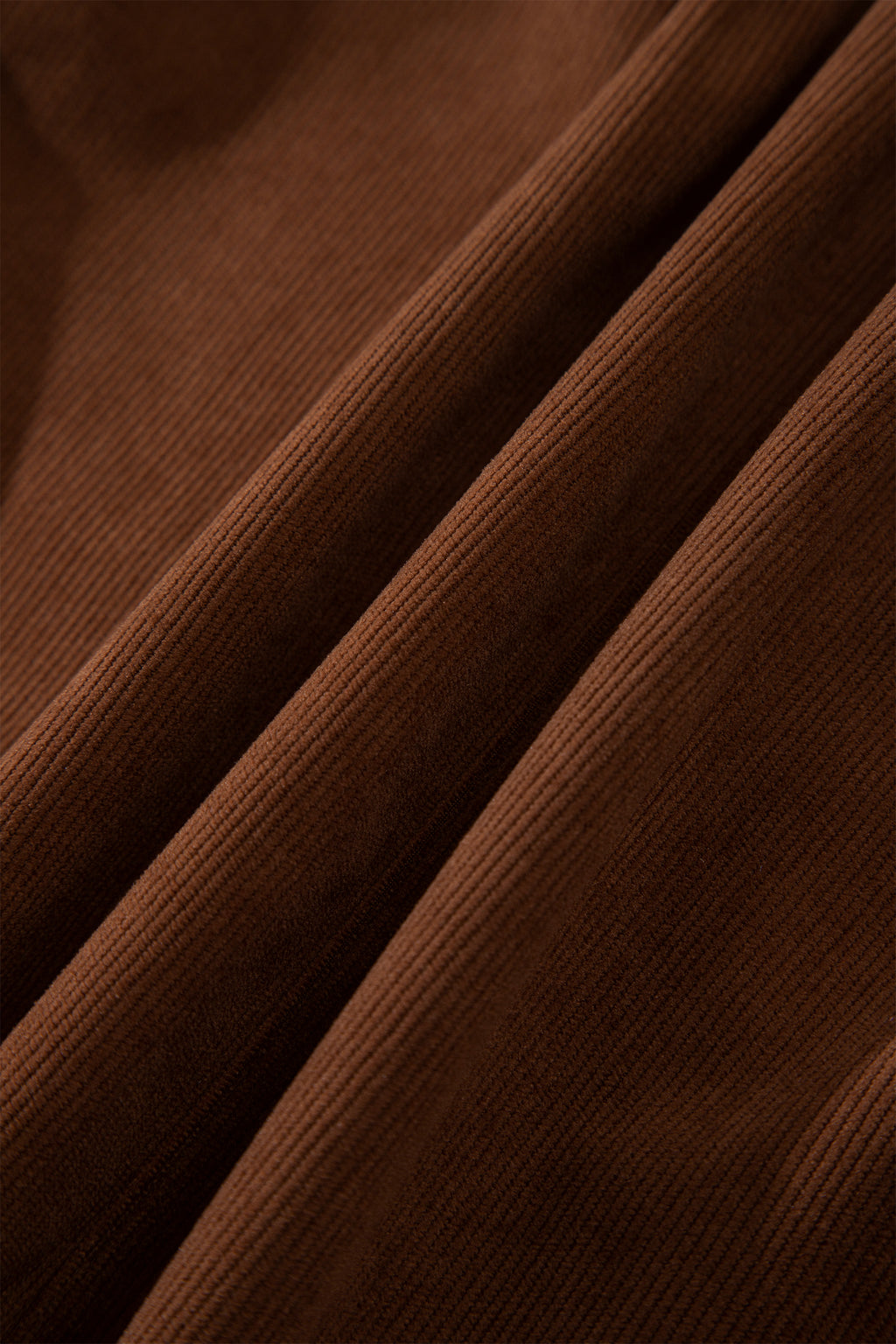 Coffee Button Front Corduroy Mini Pockets Sheath Silhouette Skirt 🇺🇸