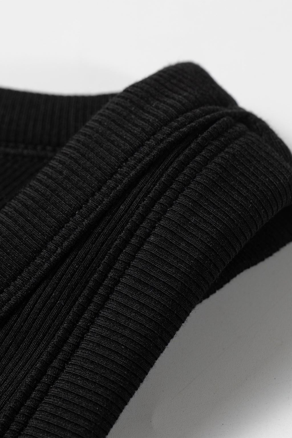 Black Slim Ribbed Padded Tank Top 🇺🇸