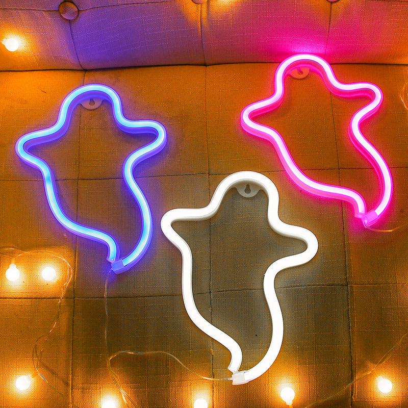 Halloween Ghost Neon Home Creative Modeling Lamp 🇨🇳