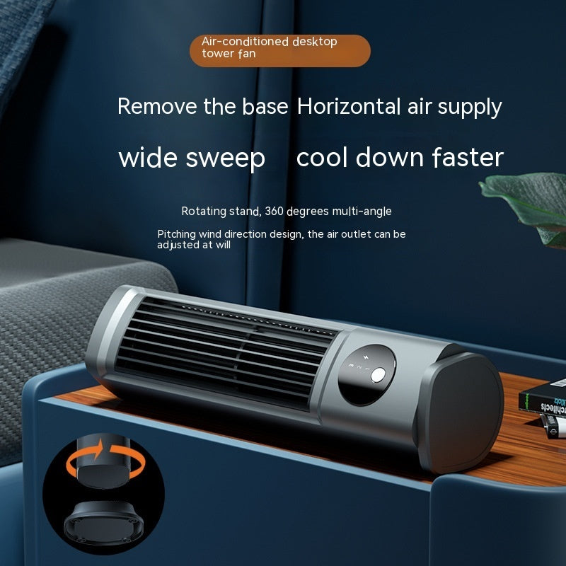 Silent And Portable USB Desktop Vertical Leafless Tower Fan 🇨🇳