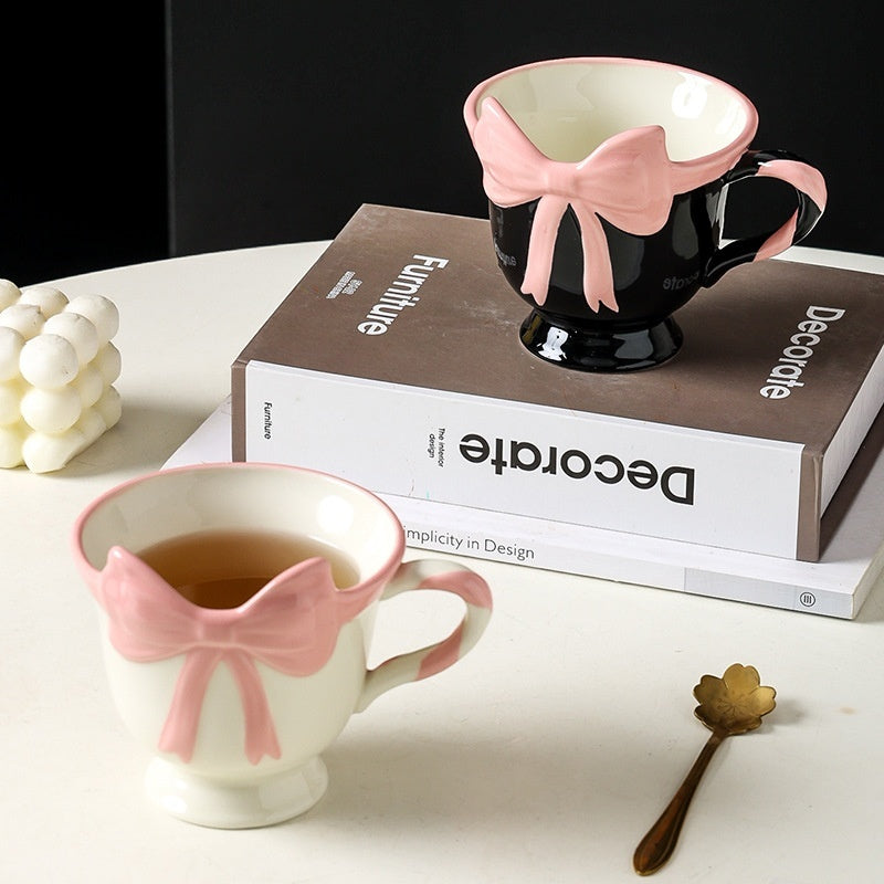 Original Design Girl Heart Bow Mug 🇨🇳