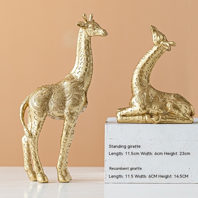 Giraffe Shape Resin Craft Ornament 🇨🇳