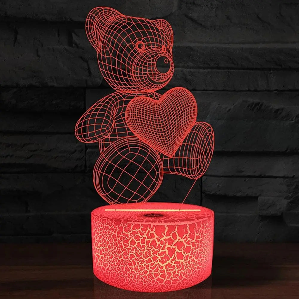 3D Lamp Acrylic USB LED Night Lights Neon Sign Lamp  🇨🇳