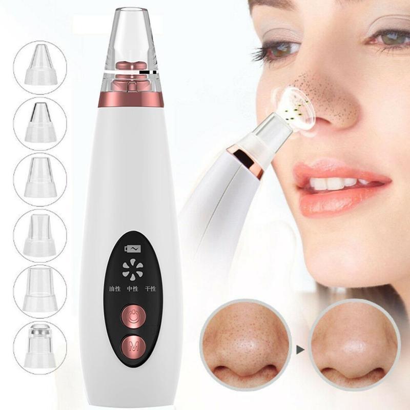 Blackhead Pore Vacuum Cleaner Nose Cleanser Blackheads Remover Blackhead Acne Removal Button Face Suction Beauty Skin Care Tool 🇨🇳