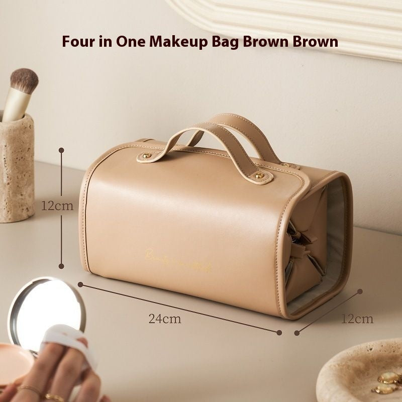 New Folding Cosmetic Bag Large Capacity Portable Handbag Waterproof Travel Storage Washing Bag For Women 🇨🇳