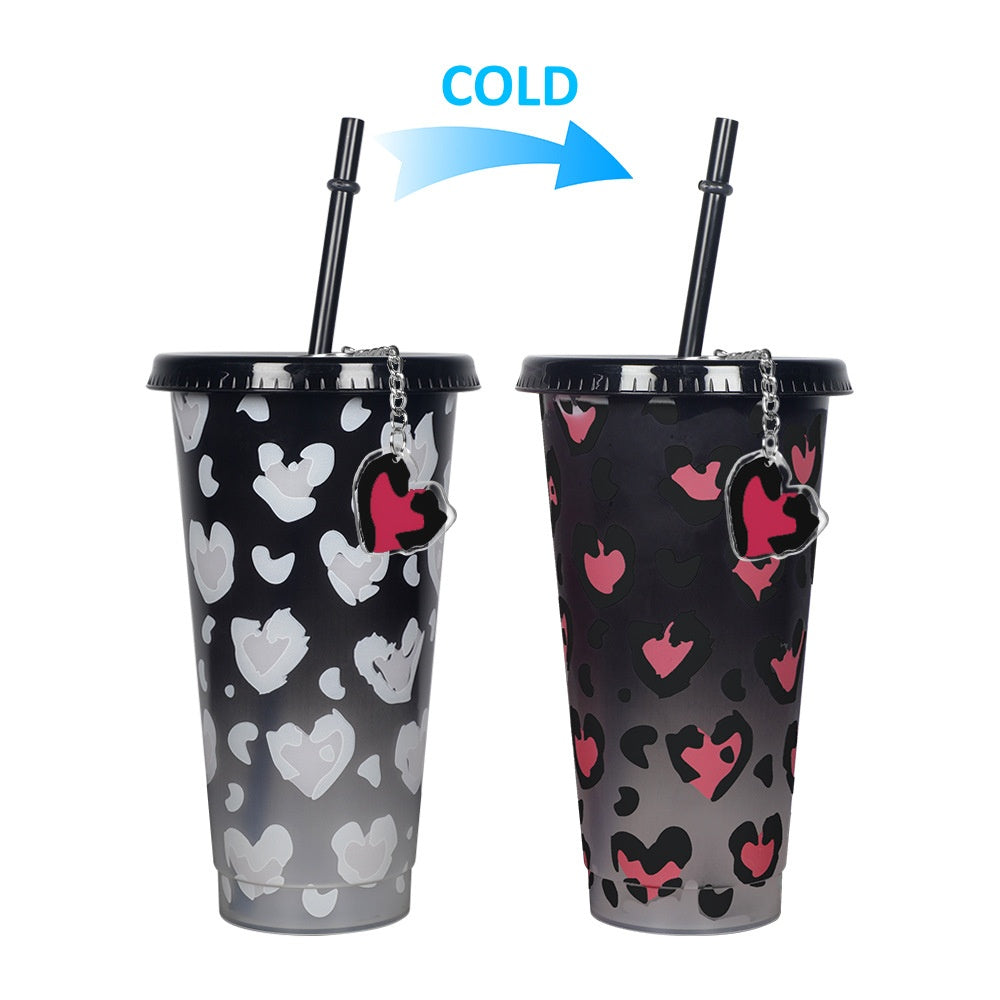 New Heart Plastic Sippy Cup 🇨🇳