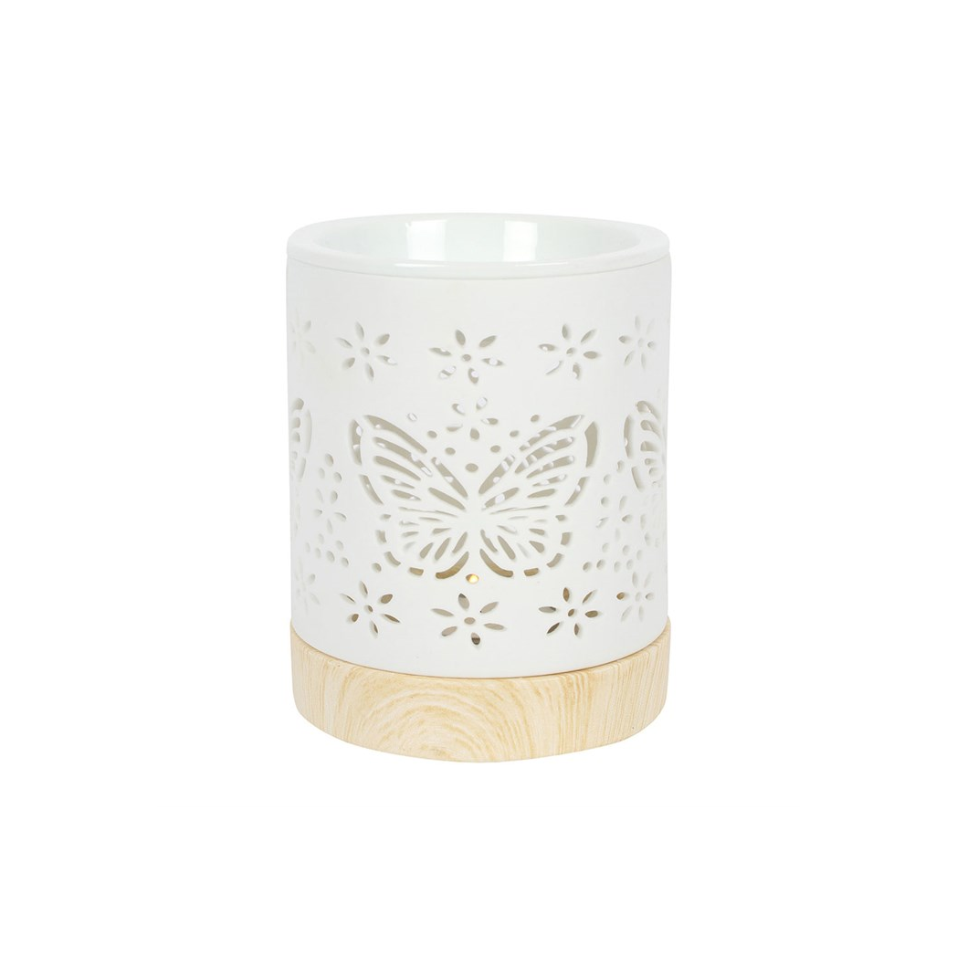 Matte Ceramic Butterfly Oil Burner 🇬🇧
