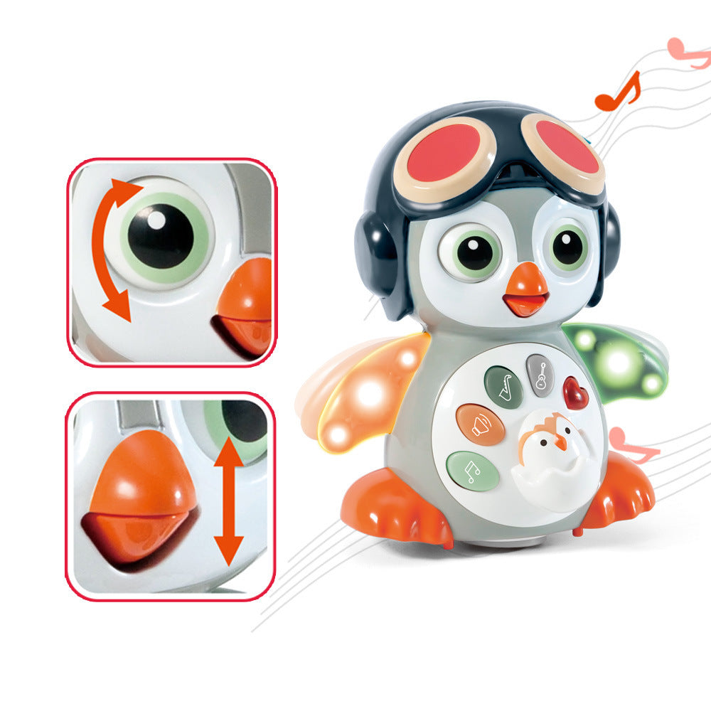 Electric Universal Light Music Swing Dancing Penguin Toys 🇨🇳