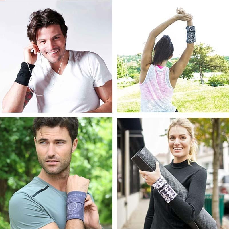 Running Mobile Phone Arm Bag Men Women Wristband Wrist Armband Fitness Wrist Bag Outdoor 🇨🇳