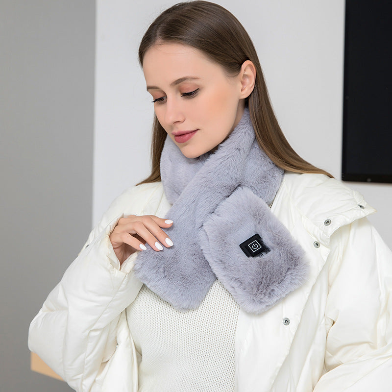 Heating Scarf USB Electric Heated Neck Wrap Heating Pad Pain Relief Three-gear Temperature Control Neck Warmer For Women Men 🇨🇳