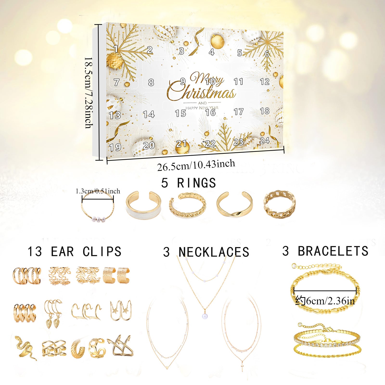 24-day Christmas Countdown Jewelly Blind Box 🇨🇳