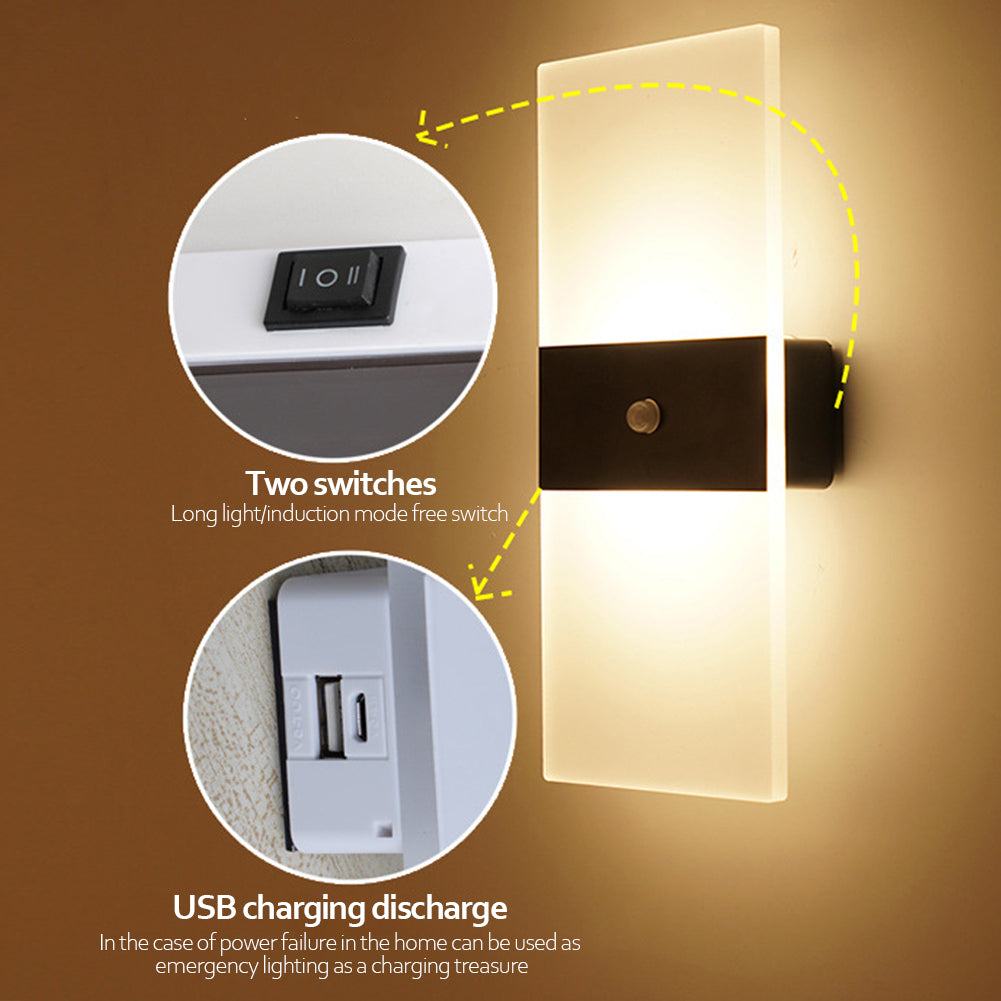 Indoor Sensing USB Charging Wall Lamp 🇬🇧