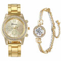 Fashion Steel Belt Men's And Ladies' Watches Couple Quartz Watch 🇨🇳