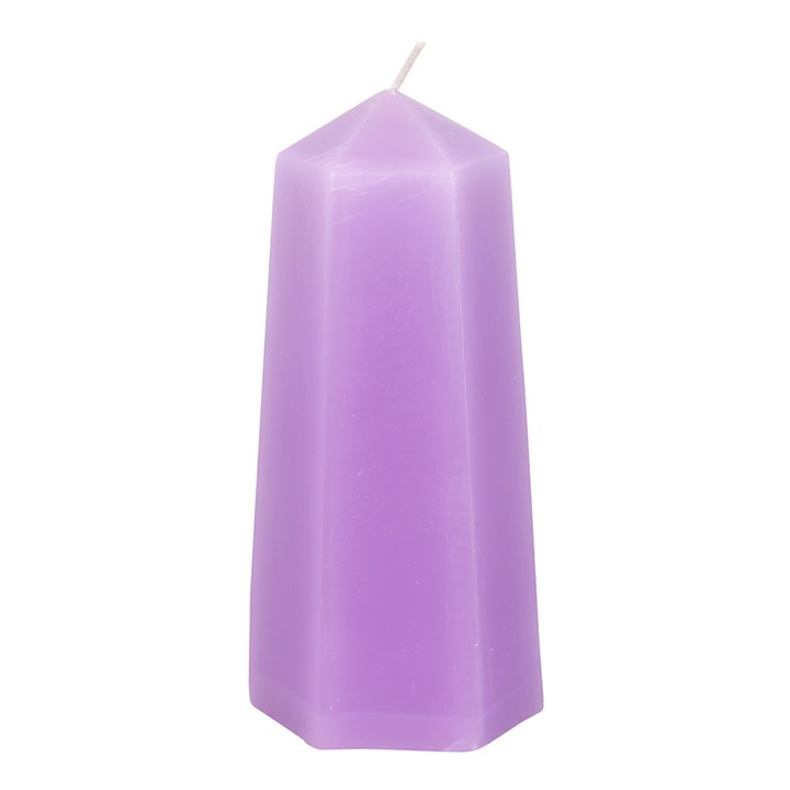 Calming Crystal Candle with Rough Amethyst 🇬🇧