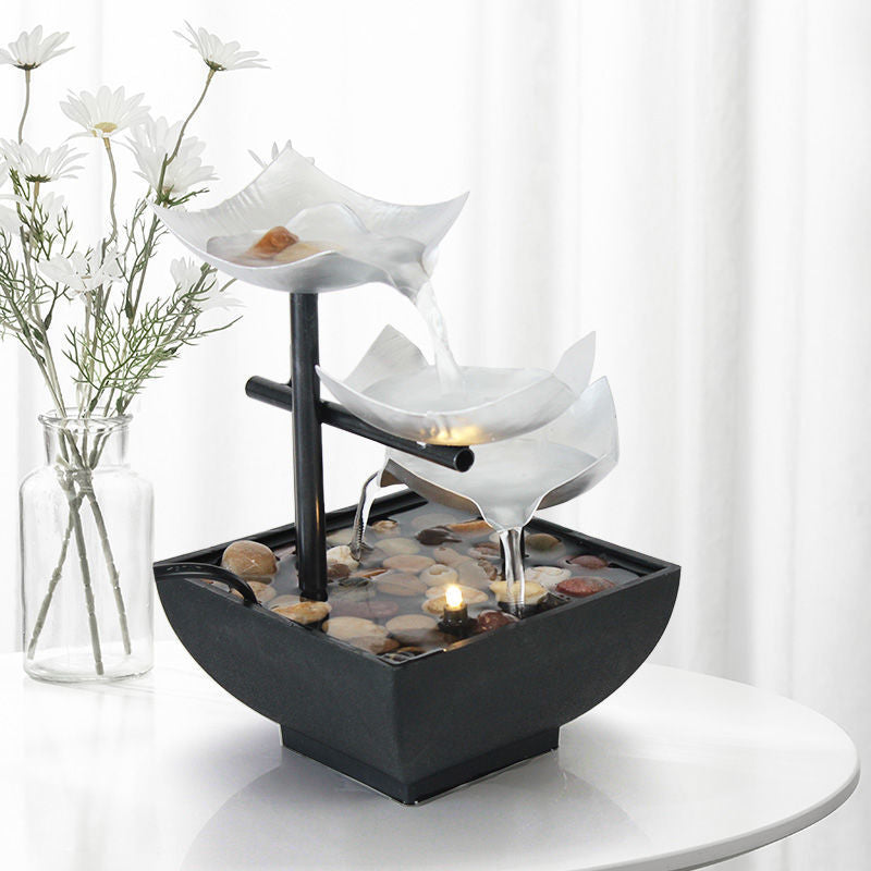 New Home Decoration Flowing Water Ornaments Desktop Fountain Crafts For Home Decor 🇨🇳