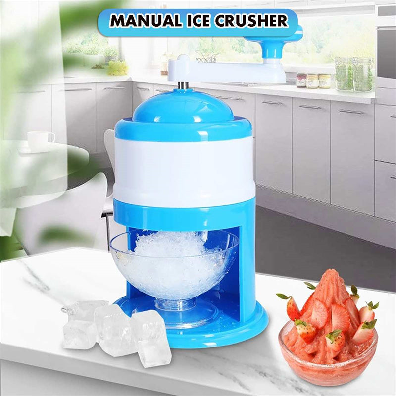 Portable Manual Ice Crushers Hand Crank Ice Shaver 🇨🇳