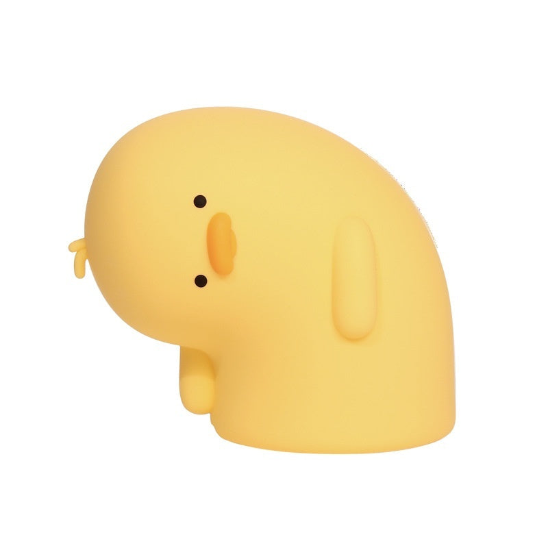 Cute Duck LED Night Light USB Rechargeable Nightlights Silicone Lamp Touch Soft Mood Light Child Kid Gift Bedroom Decor 🇨🇳