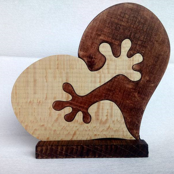 Wooden Heart Love Desktop Ornament Wooden Decoration 🇨🇳