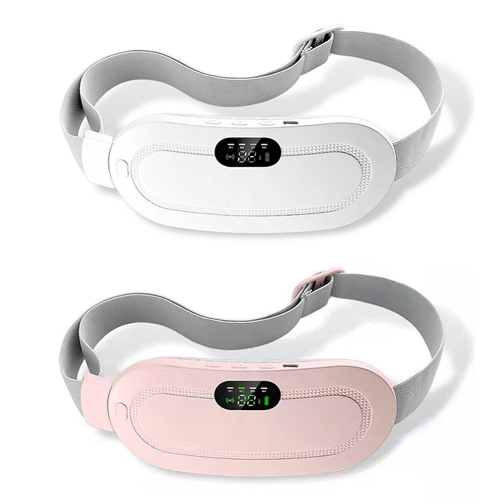 Menstrual Heating Pad Smart Warm Belt Relief Waist Pain Cramps Vibrating Abdominal Massager Electric Waist Belt Device 🇨🇳