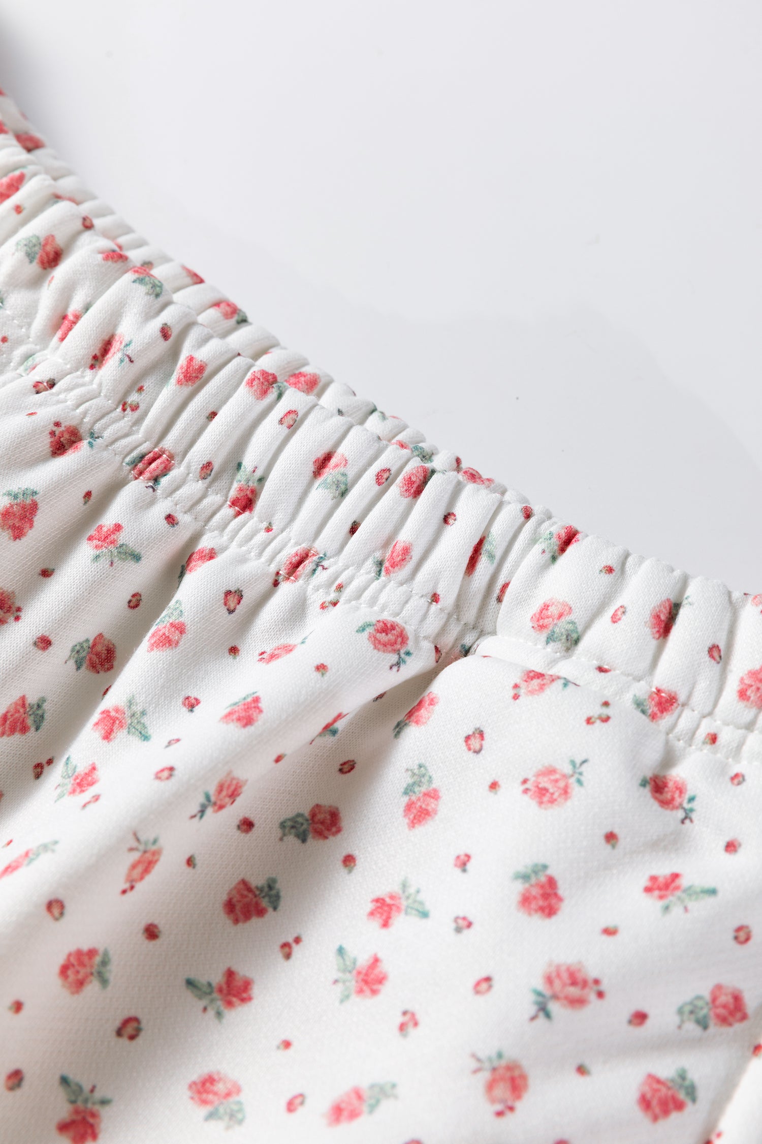 Pink Floral Print Kangaroo Pocket Hoodie Sheath Sweatpants Set 🇺🇸